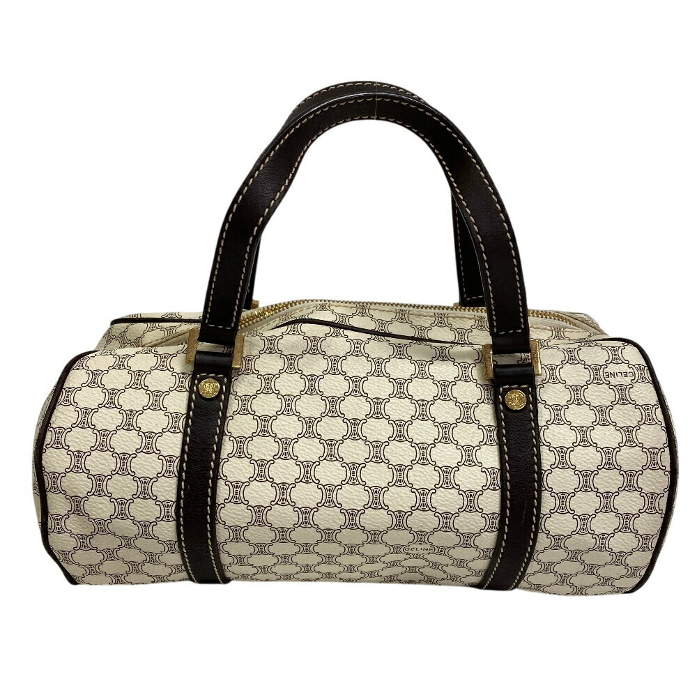 CELINE Boston Macadam Handbag White